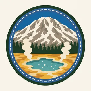 Lassen Volcanic National Park badge