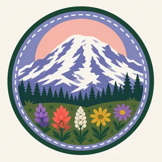 Mount Rainier National Park badge