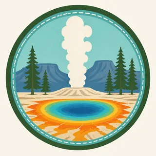 Yellowstone National Park badge